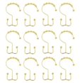 thumbnail image 2 of Varios paquetes de s para cortina de , anillos, perchas, s para cortinas enrollables oxidantes Oro Gloria Gancho de la cortina de la ducha, 2 of 9
