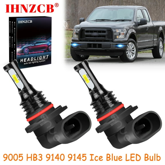 IHNZCB 9005 9140 9145 for Ford F150 2002-2016 Ice Blue Led Fog Light Bulb,HKL,Y06