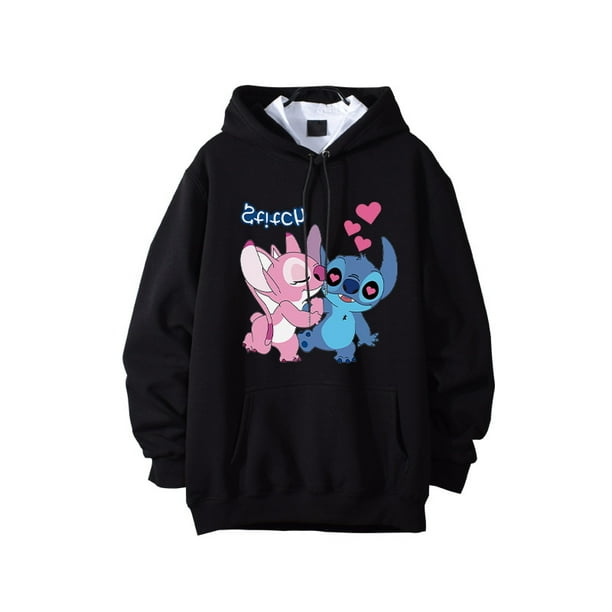 Capucha Sueter Stitch Mujer Nueva Sudadera Con Capucha Disney