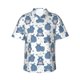 thumbnail image 1 of Fotbe Cute Hippos Camisa Hawaiana para Hombre Unisex – Camisa Casual de Verano con Botones de Manga Corta de Algodón y Lino,XX-Large, 1 of 7