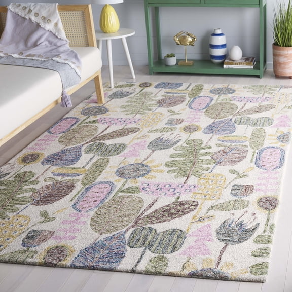 Safavieh Jardin Julijana Floral Area Rug, Blue/Pink, 5' x 8'