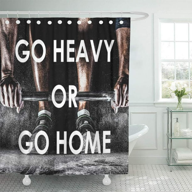 SUTTOM Heavy Gym Weights Training Fitness Motivational Home