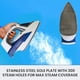thumbnail image 3 of Plancha de vapor digital Kenmore: plancha eléctrica con vaporizador para ropa, plancha y vapor vertical, suela de acero inoxidable, 9 ajustes de tela, 1725 vatios, sistema antigoteo de 3 vías y apaga, 3 of 5