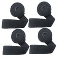 thumbnail image 6 of HONMEET 4Pcs Door Fasteners for Exercise Door Anchor PVC Black for Home Fitness Training, 6 of 6