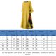 thumbnail image 2 of Vestido Mujer Casual Maxi Vestido Botón Decoración Algodón Lino Traje de vacaciones (Amarillo XXL) Kuymtek Amarillo T XXL para Mujer, 2 of 8