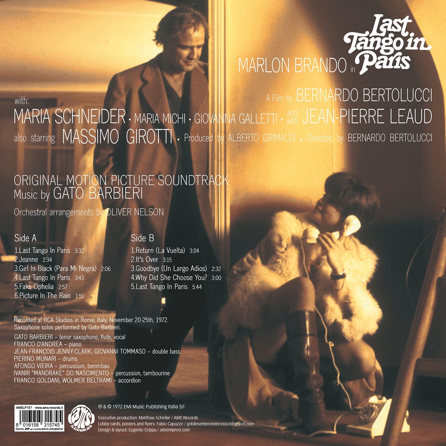 Last Tango In Paris Poster