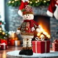 thumbnail image 5 of Limited Time Deal karymi Fabric Snowman Santa Claus and Reindeer Doll Christmas Decorations for Home Window Display Holiday Scene Setup and Festive Ornaments Holiday Gifts up to 60% off, 5 of 5