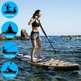 thumbnail image 3 of SereneLife Inflatable Stand-up Paddle Board (6 inches Thick) accessories & Carry Bag, Brown, 3 of 7