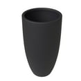 thumbnail image 4 of Leisuremod Crete Series Poly Stone Planter in Black 13.4 Dia, 23.6 High, 4 of 6