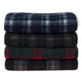 thumbnail image 7 of Single Plaid Color 60"L x 50"W Fleece Throw Blanket for Fall, Winter, Spring, Summer, Men, Women, Children & Pets in Red & Green Plaid, 7 of 7