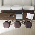 thumbnail image 2 of Tabouret Pivotant de Console Marron Clair Aspen Skys, 2 of 6