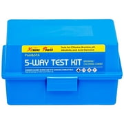 XtremepowerUS Swimming Pool Essential Chemistry Test Kit, 5-Way Pool and Spa Water Test Kit