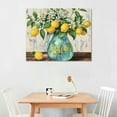 thumbnail image 2 of EastSmooth Lemon Canvas Wall Art Kitchen Decor Faith Love Sign Prints Picture Yellow Fruits in Jar Artwork for Living Room Farmhouse Dining Room Framed Ready 16x12in, 2 of 6