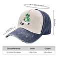 thumbnail image 6 of ZNDUO Navy Blue Baseball Cap, Sun Hat for Men/Women, Adjustable Cap Washable Cotton Baseball Hat-Dinosaur Car, 6 of 8