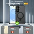 thumbnail image 4 of ANTSHARE for Samsung Galaxy S25 Case, Waterproof Case Compatible with Magnetic & Stand, Built in Screen Protector, Shockproof Case for S25 6.2’’-Black, 4 of 8