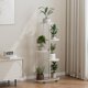 thumbnail image 1 of 5-Tier Metálico Plant Soporte con Ruedas Indoor/Outdoor Planter cm de Profundidadisplay Shelving para Patio Garden Corner Balcony o Living Sala ( cm de Anchohite), 1 of 8