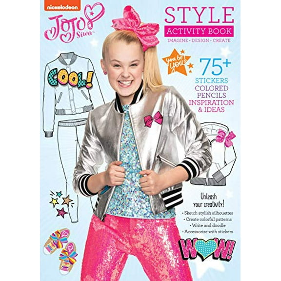 Pre-Owned Jojo Siwa: Style Activity Book-75+ Stickers, Colored Pencils; Inspiration and Ideas, 9781948991681, 1948991683, Paperback,