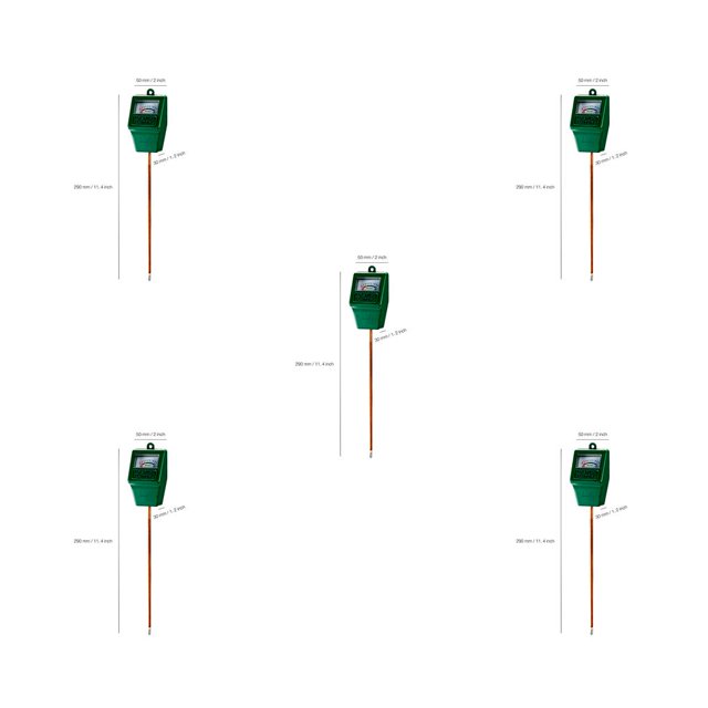 Naiovety Probador de humedad Planta de metal Medidor de humedad Jardín Detección de agua Flor Suelo Sensor Herramienta Type2