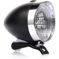 thumbnail image 3 of Luz delantera para bicicleta - Estilo retro - 3 luces LED - Funciona con pilas - 2 modos - Incluye soporte, 3 of 5
