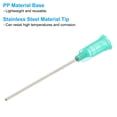 thumbnail image 3 of Agujas de dispensación de 18Ga, 102PCS, agujas de dispensación de punta roma de 1.5 pulgadas con jeringas de bloqueo Luer para rellenar tintas líquidas, adhesivos, aceites, verde, 3 of 7