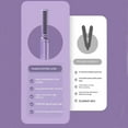 Adjustable Temperature Hair Straightener with 2-in-1 Curling and Anti-Scald Feature main image 1