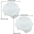 thumbnail image 2 of ABPETE Wehous 2PCS Ring Holder Resin Mold, Flower Bowl Silicone Mold for Epoxy Resin, Ring Jewelry Dish Trinket Container Holder Silicone Resin Mold for DIY Resin Art Craft Home Decor Gift, 2 of 13