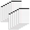 thumbnail image 1 of Bloc de notas Nichela, 5 x 8 cm, 30 hojas, 12 unidades, con rayas universitarias, 1 of 7