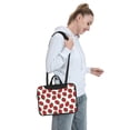 thumbnail image 6 of Lsque Hand Drawn Strawberry Pattern Laptop Bag – Portable & Slim Single-Shoulder Computer Case with Adjustable Strap, Protective, Lightweight for 13”/14”/15.6” Laptops, 6 of 8