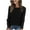 Black, variant on Women's Tops Long Sleeve Womens Shirts Trendy Spring Pullover Womens Tops Shirts My Items