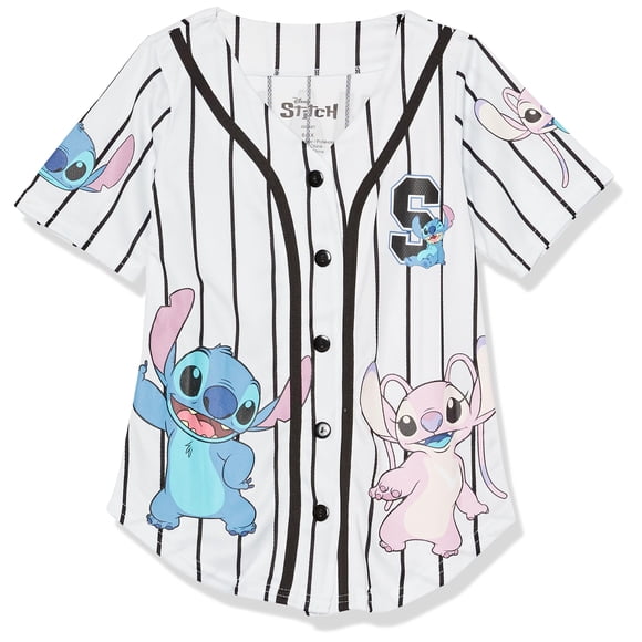 Camiseta de béisbol de malla para niñas Disney Lilo & Stitch