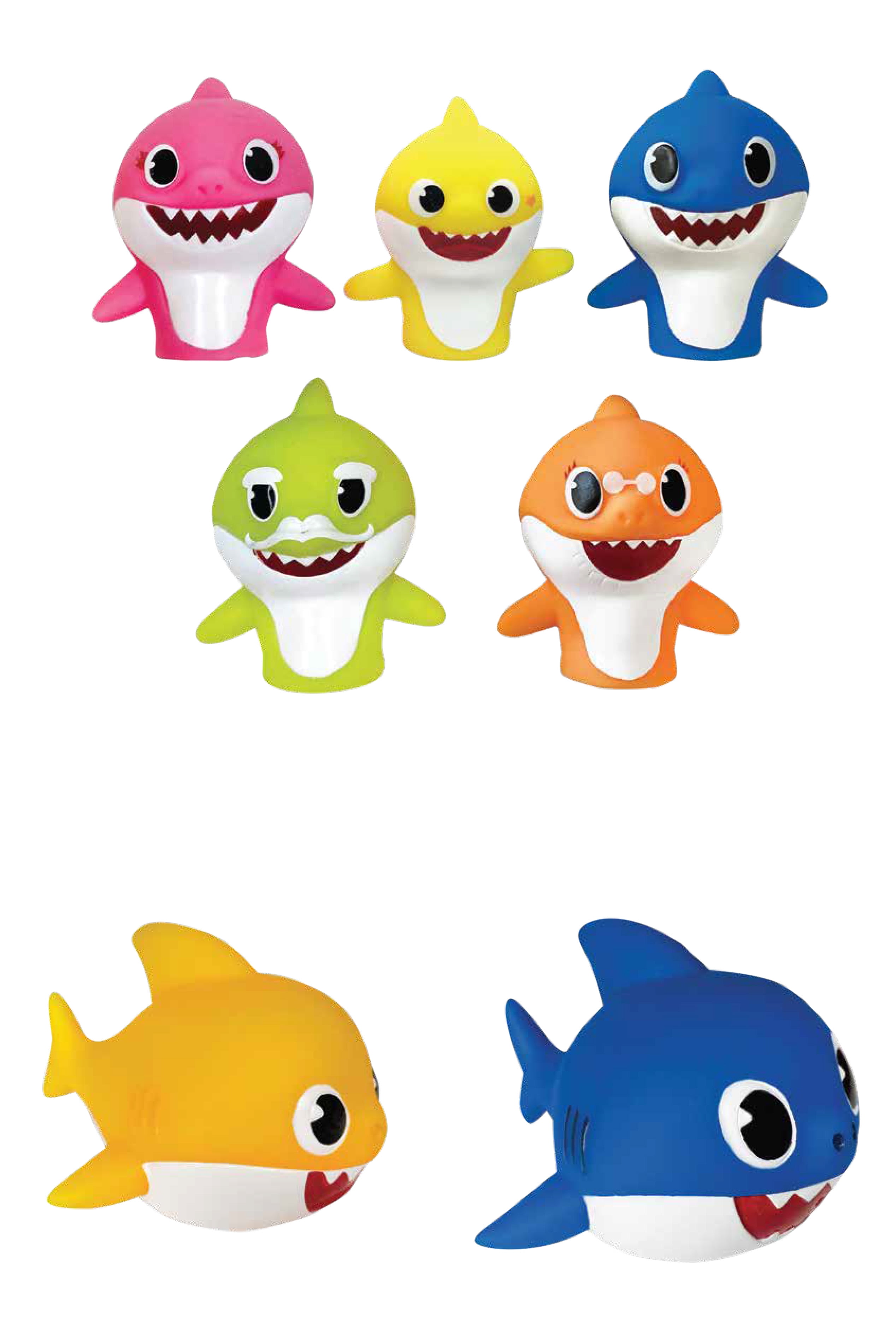 Licensed 7pc Finger Puppet/Bath Squirter Assortent