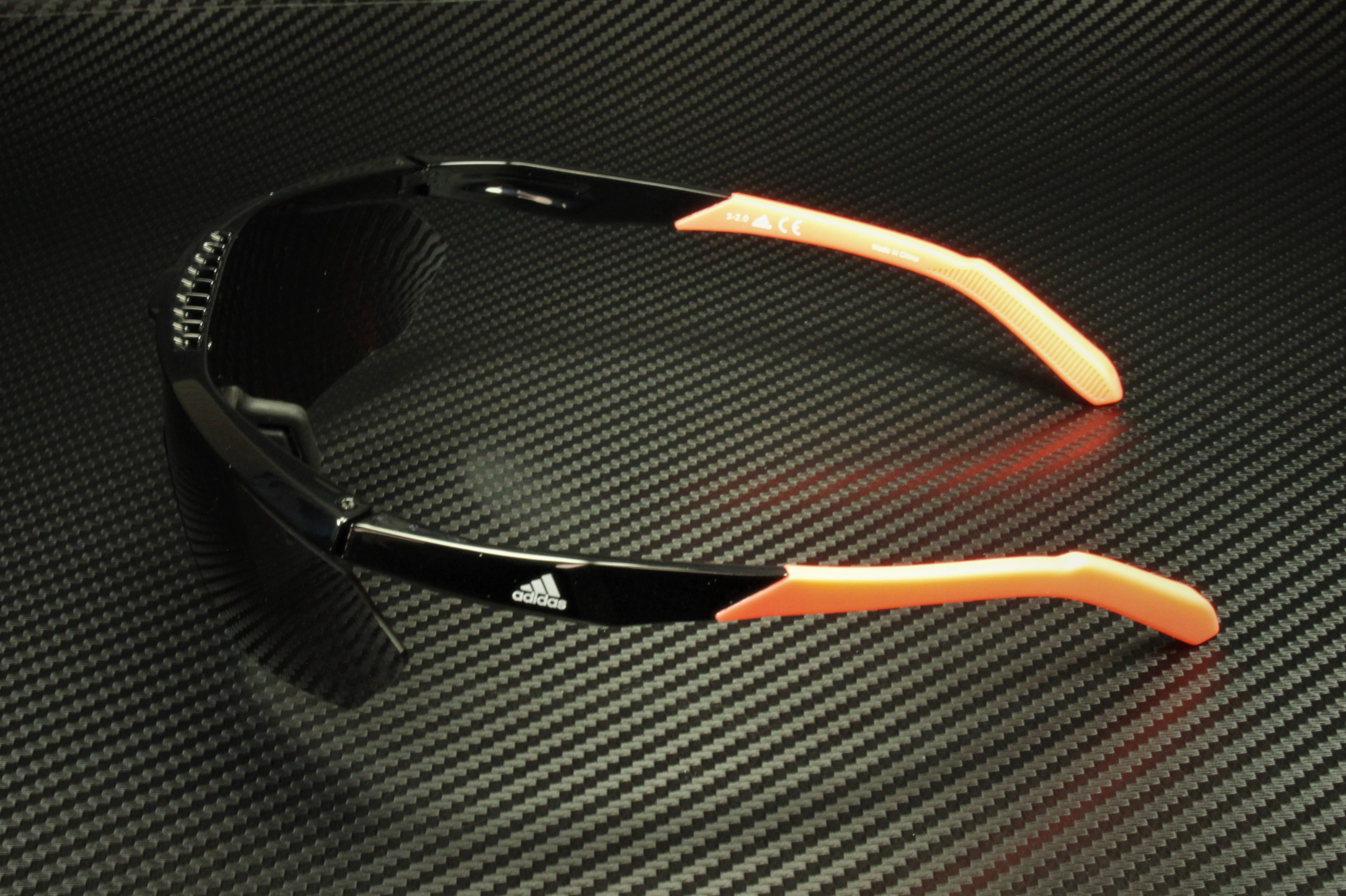 Adidas Sport SP0027 01A Shiny Black Smoke Injected 00 mm Men