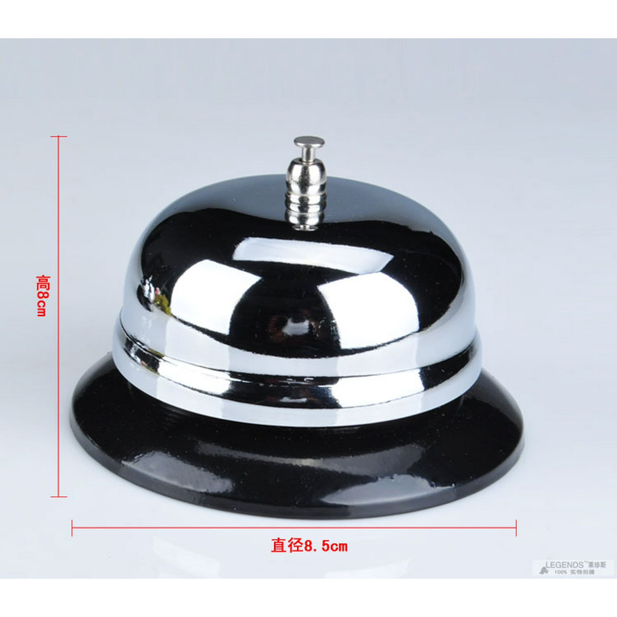 8 5x5 5cm Stainless Steel Bar Bell Desk Kitchen Hotel Counter