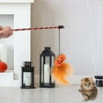 thumbnail image 4 of Cat Teaser 2Pcs Halloween Cat Toys Interactive Cat Toy Cat Teasing Stick Halloween Themed Cat Toy Multifunctional Cat Wand Toy Cat Toy Stick Funny Cat Pet Toy Launcher Cat Stick Kitten, 4 of 5