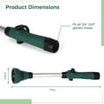 thumbnail image 6 of 15" Garden Watering Wand, Hose Nozzle Sprayer with 8 Adjustable Spray Modes and Thumb Control Shut Off Design for Car Washing, Lawn/Flower Watering, Patio Cleaning, 6 of 7