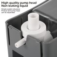 thumbnail image 3 of Muyoka Dispensador de jabón Manual Pluokvzr montado en la pared, dispensador de jabón de manos de 300ml para baño, cocina, fregadero, dispensador de jabón líquido con bomba de plástico Muyoka Hogar, 3 of 7