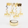 thumbnail image 4 of Christmas Candlesticks Romantic Spinning Carrousel Tea Light  Candle Holders, 4 of 6