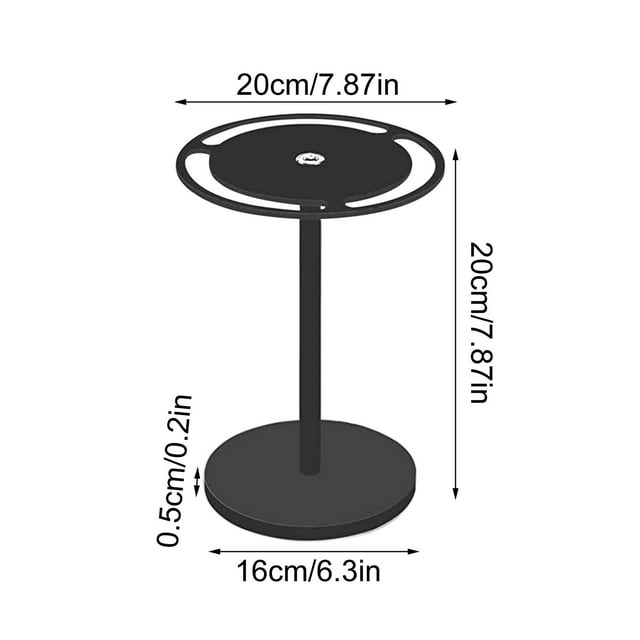 Acrylic Sunglasses Stand With 360 Rotating Eyeglasses Display Rack Glass Tabletop Organizer