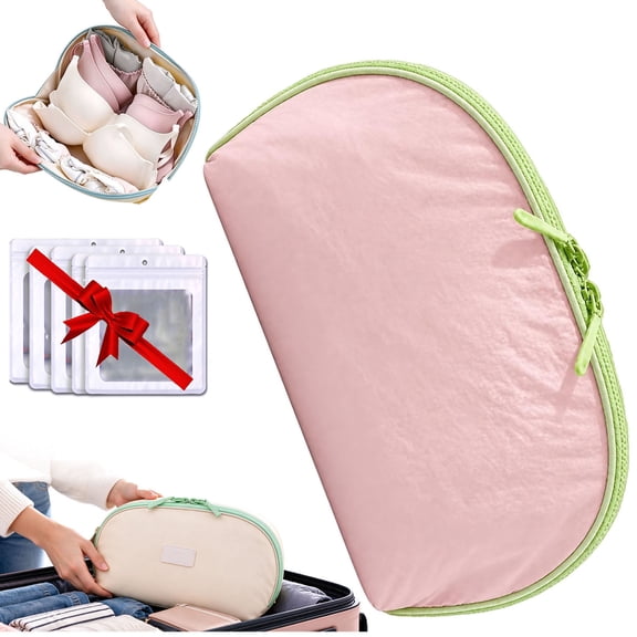 Travel Underwear Organizer Bag,3 in 1 Travel Underwear Organizer,Portabl Multi-Compartment Waterproof Luggage Storage Bag