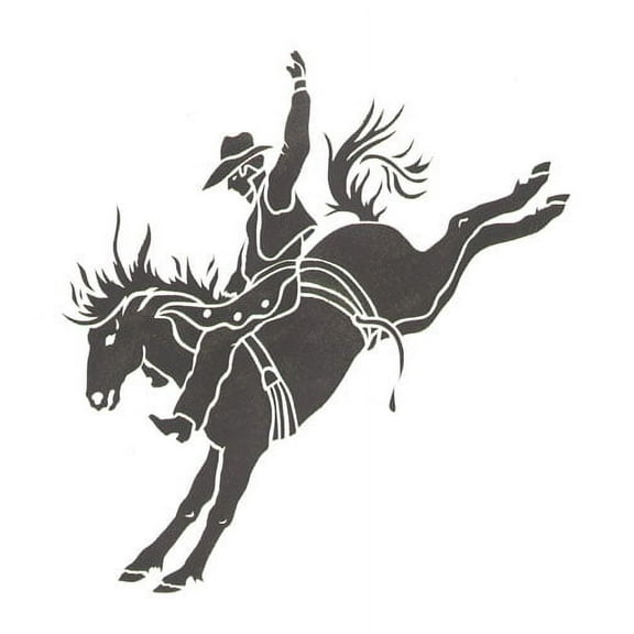Ride 'M Cowboy Wall Stencil - DEE650 by DeeSigns