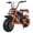 Orange, variant on X-Pro Falcon 105cc 4-Stroke Mini Gas Dirt Bike for Kids, 6" Wheels