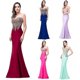 thumbnail image 2 of S Vestido de fiesta de sirena con apliques de encaje para mujer, vestidos largos y vestidos de noche compatibles, vestido largo de dama de honor para invitadas de boda y graduació, 2 of 5