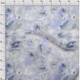 thumbnail image 4 of oneOone Silk Tabby Medium Blue Fabric Abstracts Sewing Craft Projects Fabric Prints By Yard 42 Inch Wide, 4 of 5
