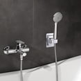thumbnail image 3 of Injueey Soporte de ducha de montaje en pared Flexible larga vida útil amplia aplicación autoadhesivo montado en la pared Juegos de accesorios de baño, 3 of 6