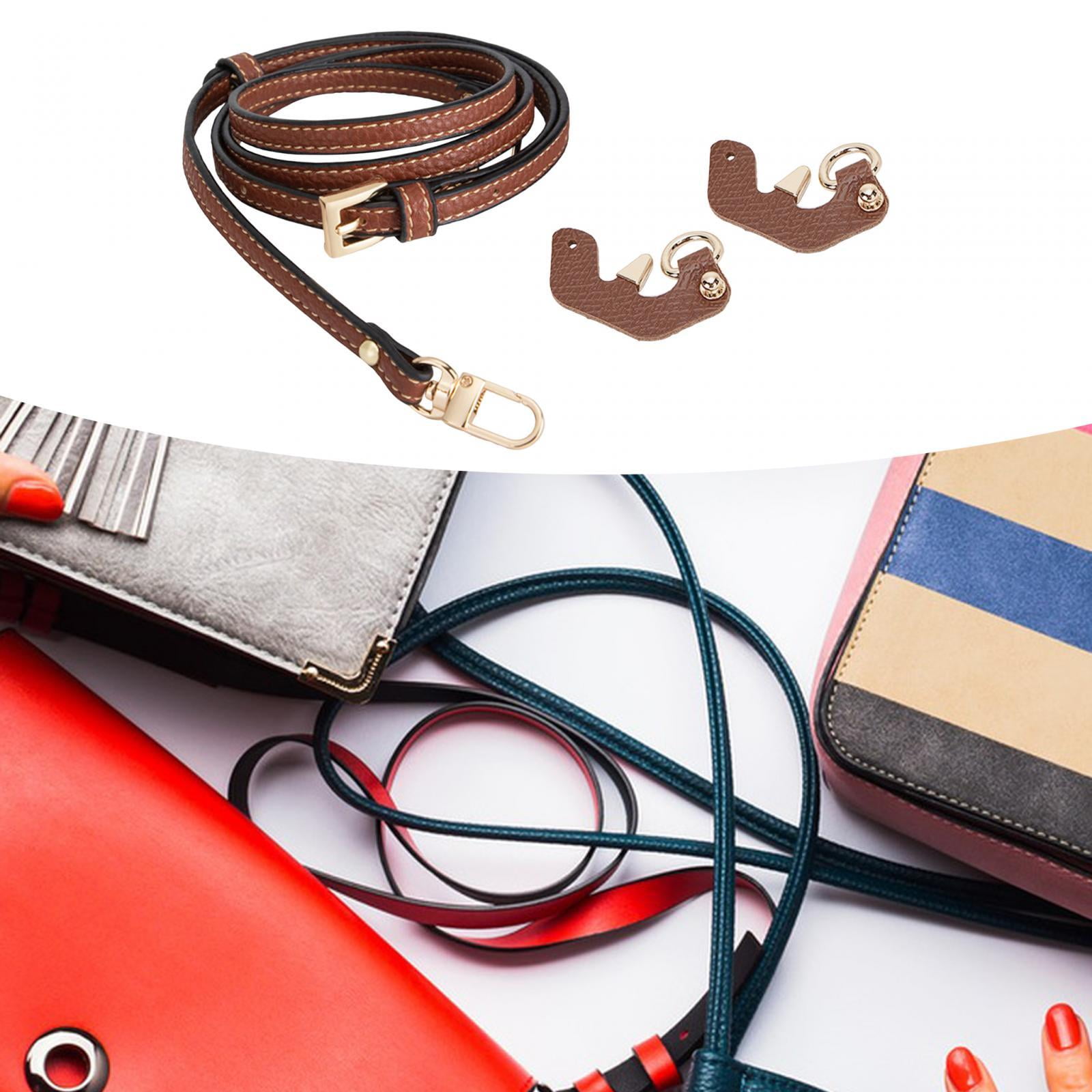 Lot De 2 Sangles En Cuir Pour Sac à Main – 24 Pouces – Marron Clair – Remplacement Ou DIY