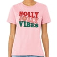 thumbnail image 2 of Holly Jolly Vibes Shirt Unisex 3X-Large Pink, 2 of 5
