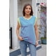 thumbnail image 4 of Camisetas Básicas de Verano para Mujer, Camisetas Casuales Sin Mangas, Camisetas Sueltas, M, Verde Polvo, 4 of 8