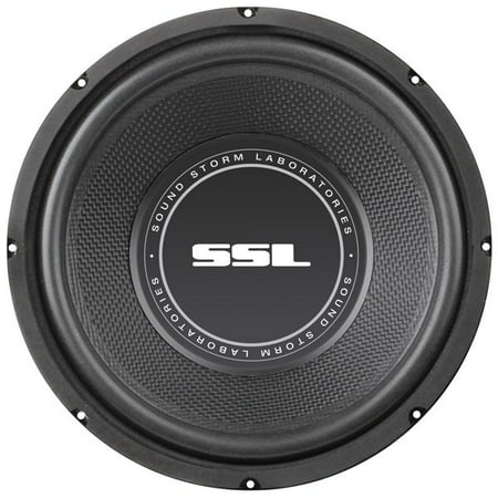 Soundstorm SS8 SS Series High-Power Single 4Ω Voice-Coil Subwoofer with Poly-Injection Cone, 8
