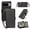 Black, variant on For Google Pixel 9 / Pixel 9 Pro RFID Blocking Wallet Case, Magnetic Flip Cover Card Holder & Bills Slot, Soft PU Leather With Detachable Shoulder Strap And Wrist Strap,Black