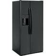 thumbnail image 3 of General Electric Side by Side Freestanding Refrigerator, Black, 3 of 5